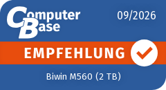 ComputerBase-Empfehlung für Biwin M560 (2 TB)