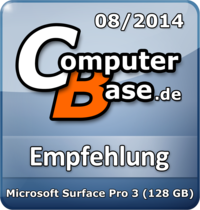 ComputerBase-Empfehlung für Microsoft Surface Pro 3 (128 GB)