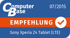 ComputerBase-Empfehlung für Sony Xperia Z4 Tablet (LTE)