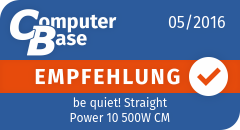 ComputerBase-Empfehlung für be quiet! Straight Power 10 500W CM