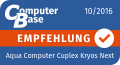 ComputerBase-Empfehlung für Aqua Computer Cuplex Kryos Next