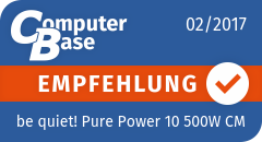 ComputerBase-Empfehlung für be quiet! Pure Power 10 500W CM