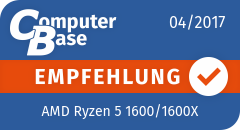 ComputerBase-Empfehlung für AMD Ryzen 5 1600/1600X