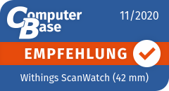 ComputerBase-Empfehlung für Withings ScanWatch (42 mm)