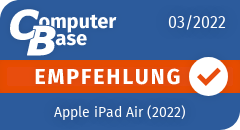 ComputerBase-Empfehlung für Apple iPad Air (2022) (WLAN 64 GB)