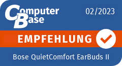 ComputerBase-Empfehlung für Bose QuietComfort EarBuds II