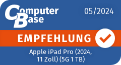 ComputerBase-Empfehlung für Apple iPad Pro (2024, 11 Zoll) (5G 1 TB)