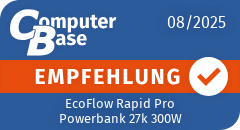 ComputerBase-Empfehlung für EcoFlow Rapid Pro Powerbank 27k 300W